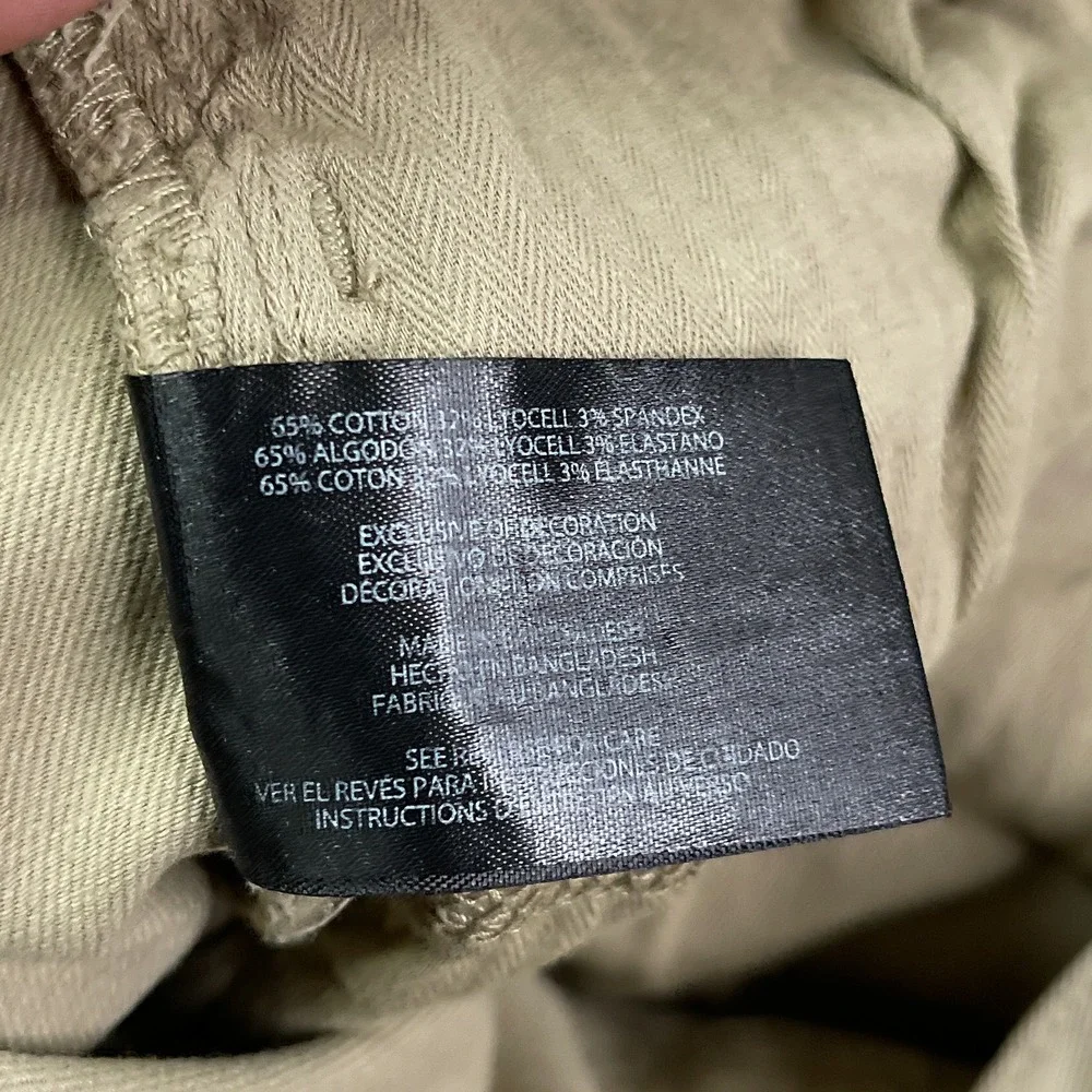 Banana Republic Pants Mens 36x32 Tan Slim 5 Pocket Stretch Twill Chino Khaki